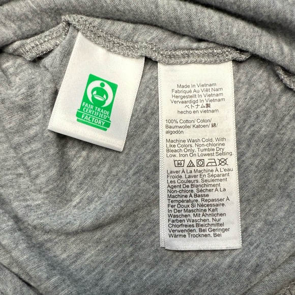 J. Crew Feather Jersey Turtleneck Steel Gray Heather Size S - Picture 7 of 11